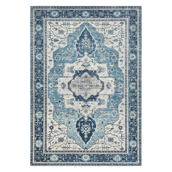 Surya Aura Medallion II Silk Area Rug