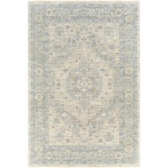 Surya Avant Garde AVT-2302 120 x 168" Rectangle Fabric Rug in Sage Green/Beige