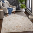 thumbnail image 1 of Surya Avant Garde AVT-2319 31x48" Rectangle Fabric Rug in Light Gray/Mustard, 1 of 6