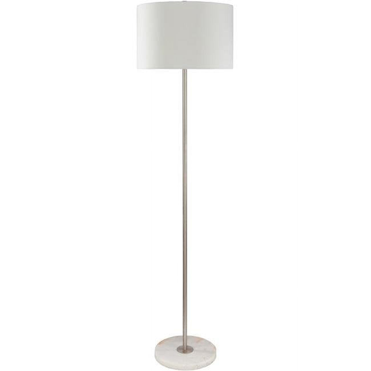 Surya BEK-001 62.5 x 16 x 16 in. Becker Floor Lamp, White