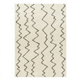 thumbnail image 1 of Surya Beni Shag BSH-2329 79 x 108" Rectangle Fabric Rug in Black and Cream, 1 of 8