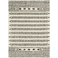 thumbnail image 1 of Surya Beni shag BSH-2323 31 x 87" Runner Fabric Rug in Black and Cream, 1 of 7