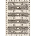 thumbnail image 1 of Beni shag Machine Woven Global Rugs in Black, Cream, 1 of 1