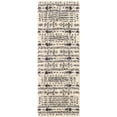 thumbnail image 1 of Beni shag Machine Woven Global Rugs in Black, Cream, 1 of 1