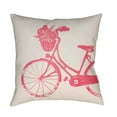 thumbnail image 1 of Surya Bicycle Outdoor Pillow, 1 of 2