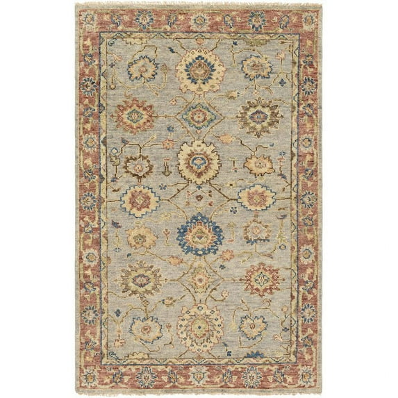 Surya Biscayne BSY-2304 48x72" Rectangle Traditional Wool Rug in Multi-Color