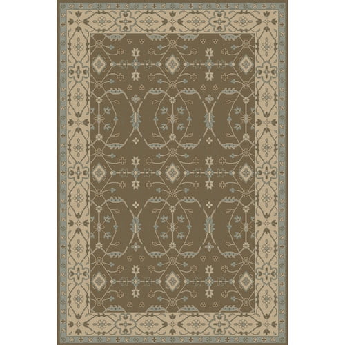 Surya Blumenthal Hand-Tufted Beige/Aqua Area Rug