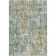 thumbnail image 1 of Abstract Machine Woven Bodrum Area Rug #25663 - Dark Green - 6'11'' x 9', 1 of 4