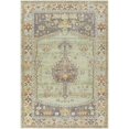 thumbnail image 1 of Surya Bodrum BDM-2334 63 x 87" Rectangle Fabric Rug in Medium Green/Medium Gray, 1 of 7