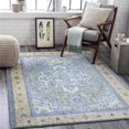 thumbnail image 1 of Surya Bodrum BDM-2335 63 x 87" Rectangle Fabric Rug in Medium Green/Blue/Beige, 1 of 7