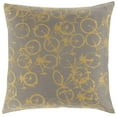 thumbnail image 1 of Livabliss  20 x 20 in. Pedal Power Contemporary Jacquard Pillow Kit, Mustard & Charcoal, 1 of 2