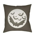 thumbnail image 1 of Surya  Boo Square Throw Pillow - Gray & White - 18 x 18 x 4 in., 1 of 2