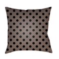 thumbnail image 1 of Surya  20 x 20 x 4 in. Boo Square Throw Pillow - Black & Gray, 1 of 2