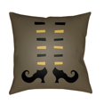 thumbnail image 1 of Surya  Boo Square Throw Pillow - Brown - 18 x 18 x 4 in., 1 of 2