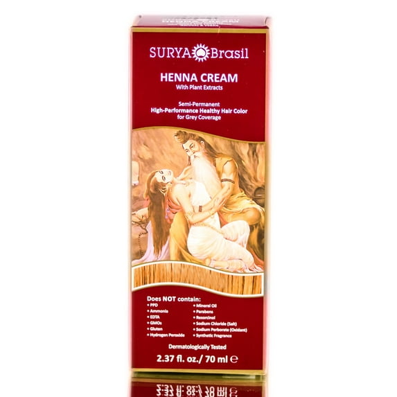 SURYA BRASIL HENNA CREAM HAIR COLOR GOLDEN BROWN 70ML