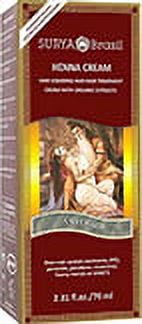 Surya Brasil Henna Cream Hair Color, Silver Fox, 70 ml