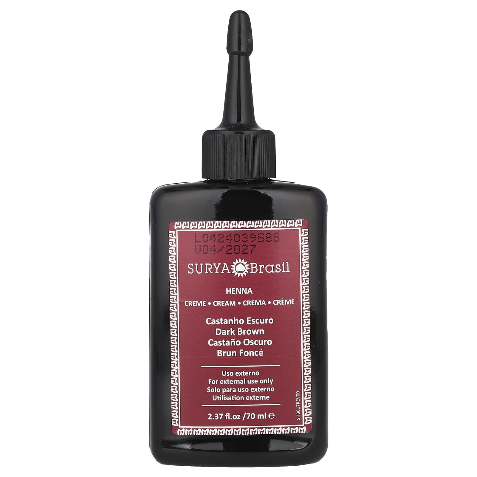 Amazing Surya Brasil Henna Cream Background Illustration Amazing Surya Brasil Henna Cream Background Illustration