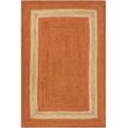 thumbnail image 1 of Surya Brice BIC-7008 Bright Orange 5' x 7'6" Rug, 1 of 4