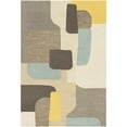 thumbnail image 1 of Surya Brooklyn BRO-2300 96 x 120" Rectangle Wool Rug in Pale Blue/Charcoal/Beige, 1 of 7
