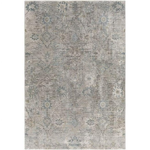 Brunswick Machine Woven Traditional Rugs in Dusty Sage