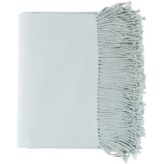 Surya CNL1001-5060 Chantel Throw - Silver Gray - 50 x 60 in.