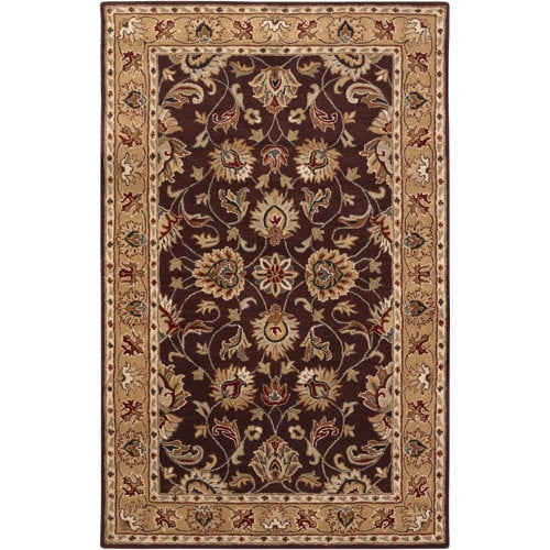 Surya Caesar Hand-Tufted Burgundy Area Rug