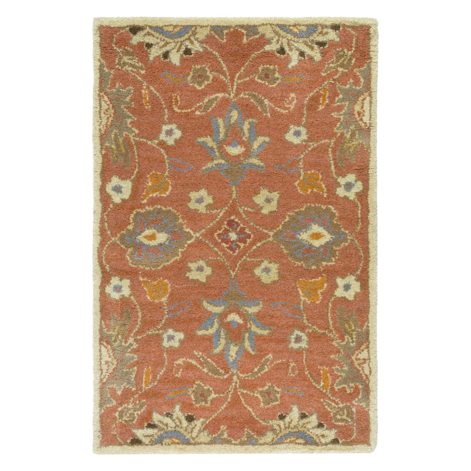 Floyd Home Rug Surya Rug CAE1107-23 2 x 3 ft. Rectangular Red and Pink Hand Tufted ...