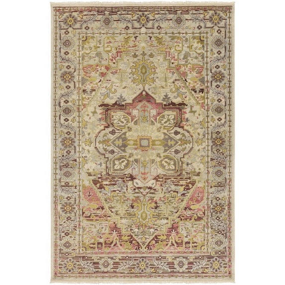 Surya Cappadocia CPP-5021 108x156" Rectangle Wool Area Rug in Olive Green
