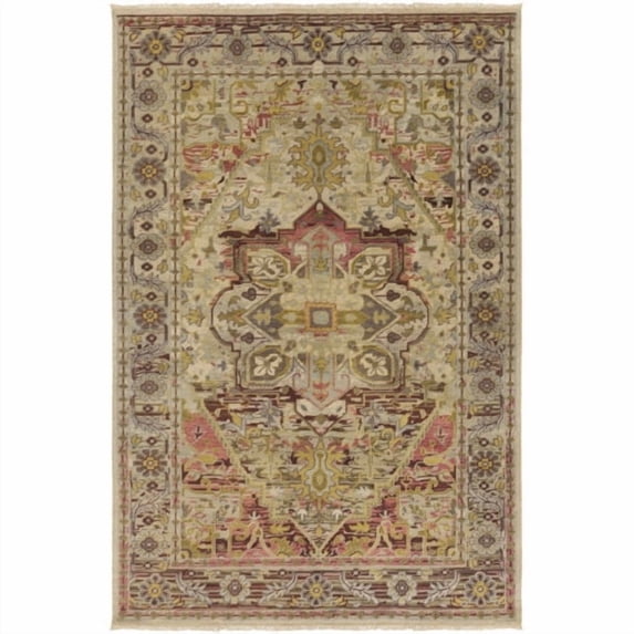 Surya Cappadocia Hand-Knotted Gray/Pink Area Rug