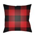 thumbnail image 1 of Surya  Checker 20 x 20 x 4 in. Throw Pillow - Red - Medium, 1 of 2