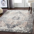 thumbnail image 1 of Surya Chelsea CSA-2304 79x108" Rectangle Fabric Rug in Charcoal/Ivory, 1 of 7