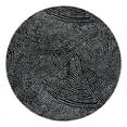 thumbnail image 1 of Surya Contempo CPO-3859 94x94" Round Modern Plastic Rug in Black/White, 1 of 2