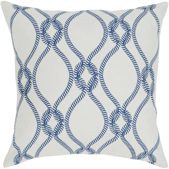 Surya Cotton Haylard In Dark Blue Pillow Cover HYD002-2222