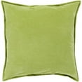 thumbnail image 1 of Surya Cotton Velvet CV-001 18 x 18" Square Modern Pillow Kit in Olive Green, 1 of 2