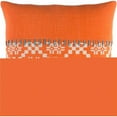 thumbnail image 1 of Surya DEA002-2222D Delray Throw Pillow - Bright Orange, Cream & Sky Blue - 22 x 22 x 5 in., 1 of 1