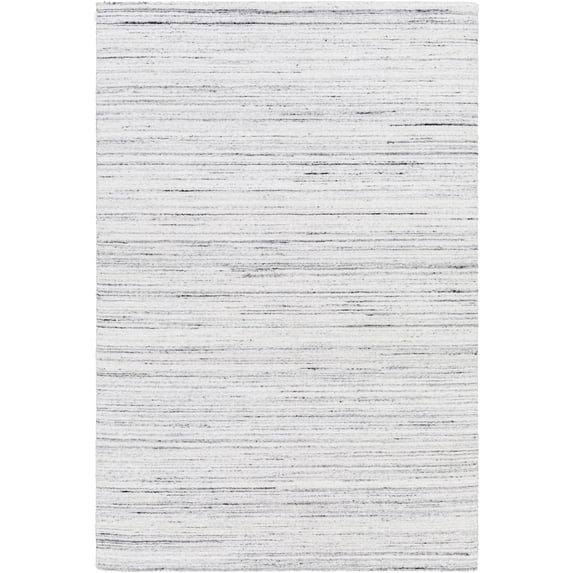 Daisy Hand Loomed Modern Rugs in Charcoal, Light Gray