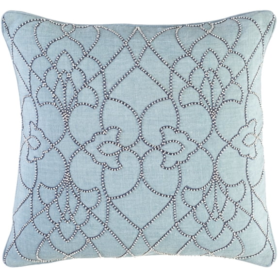 Transitional DP001-2020P Square 20" x 20" Pillow Cover + Poly Insert