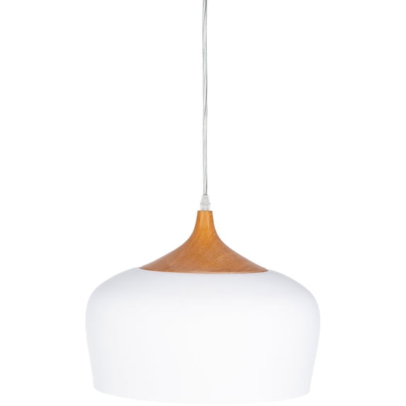 Surya EMC-002 15.75 x 11 x 11 in. Mccrae 1 Light Pendant Ceiling Light, White