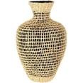 thumbnail image 1 of Surya ESO-002 9.1 x 9.1 x 16.1 in. Eliseo Decorative Floor Vase Accent, Black, 1 of 5