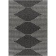 thumbnail image 1 of Surya Eagean EAG-2348 63 x 91" Rectangle Fabric Rug in Black/Charcoal/Light Gray, 1 of 7