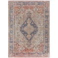 thumbnail image 1 of Surya Eclipse EPE-2304 79x114" Rectangle Traditional Fabric Rug in Red/Dark Blue, 1 of 7