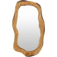 thumbnail image 1 of Livabliss Edge Vintage Wood Accent Mirror,20"H x 12"W x 2"D,Brown, 1 of 8