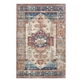 thumbnail image 1 of Surya Erin ERN-2301 102 x 138" Rectangle Microfiber Rug in Brick Red/Blue/Tan, 1 of 8
