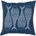 thumbnail image 1 of Surya  Rain 26 x 26 x 5 in. Throw Pillow - Navy - Large, 1 of 2