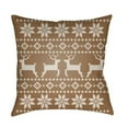 thumbnail image 1 of Surya  Fair Isle I 20 x 20 x 4 in. Throw Pillow - Tan - Medium, 1 of 2