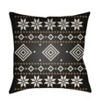 thumbnail image 1 of Surya  Fair Isle II 18 x 18 x 4 in. Throw Pillow - Black - Medium, 1 of 2