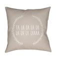 thumbnail image 1 of Falalalala 20 x 20 x 4 Throw Pillow, 1 of 2