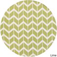 thumbnail image 1 of Hand-Woven Ora Reversible Wool Rug (8' Round), 1 of 11