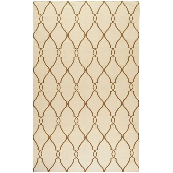 Surya Fallon Area Rug FAL-1009 Ivory Lines Shapes 8' x 11' Rectangle