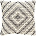 thumbnail image 1 of Surya Faroe FAO-006 18 x 18" Square Cotton Pillow Kit in Black/Cream/Beige, 1 of 3